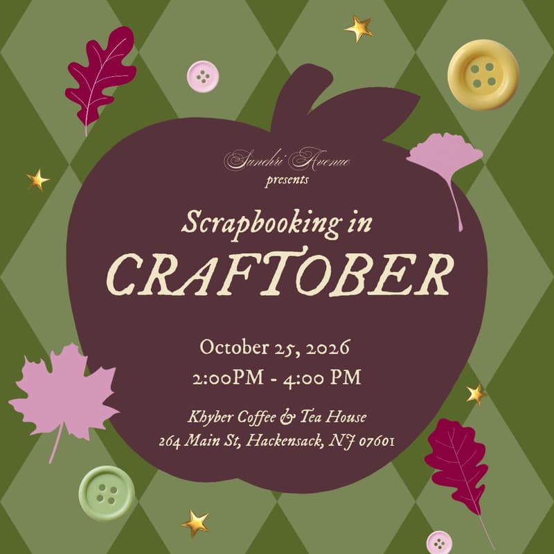 Cover Image for Scrapbooking in Craftober (Sunehri x Khyber)