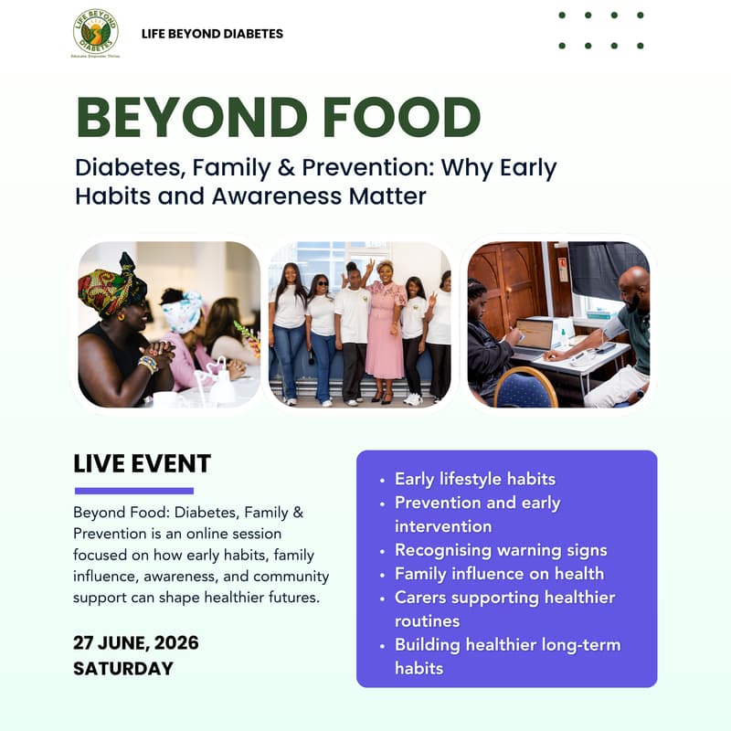 Cover Image for Beyond Food: Diabetes, Family & Prevention