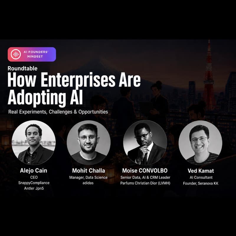 Cover Image for How Enterprises Are Adopting AI - Roundtable #004