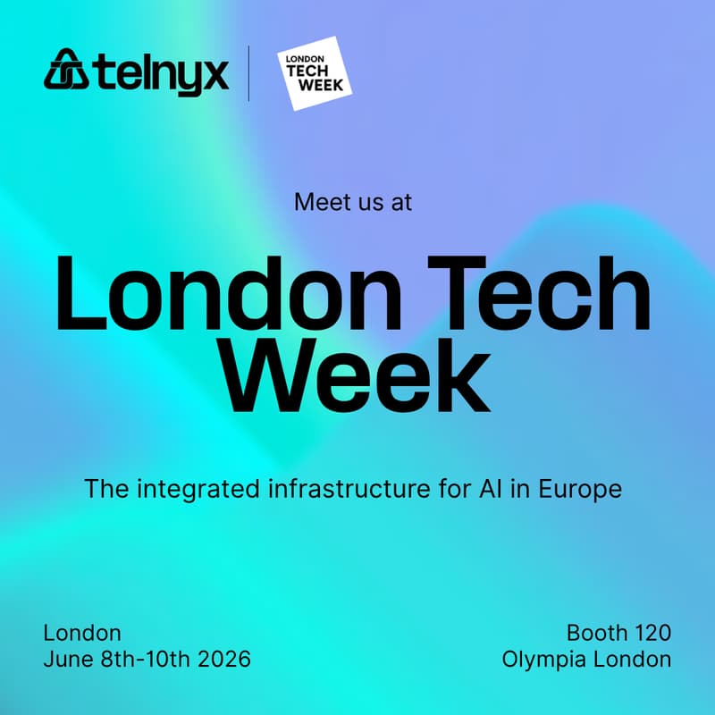 Cover Image for Telnyx at London Tech Week 2026