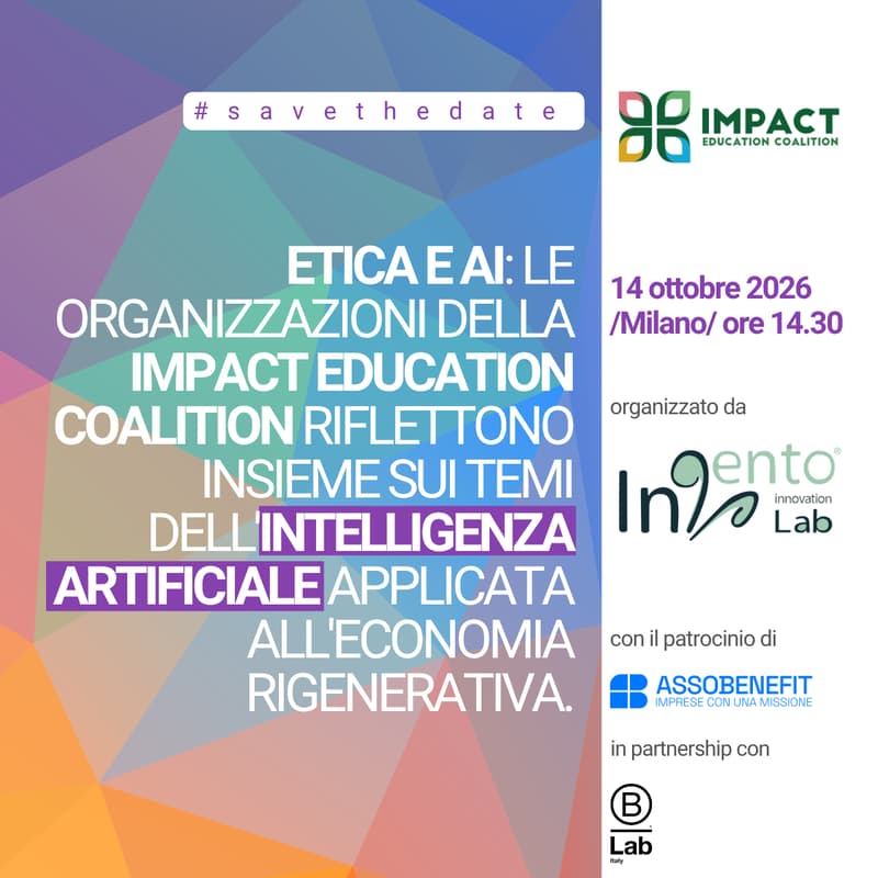 Cover Image for Etica e AI: le organizzazioni della Impact Education Coalition riflettono insieme sui temi dell'AI applicata all'economia rigenerativa