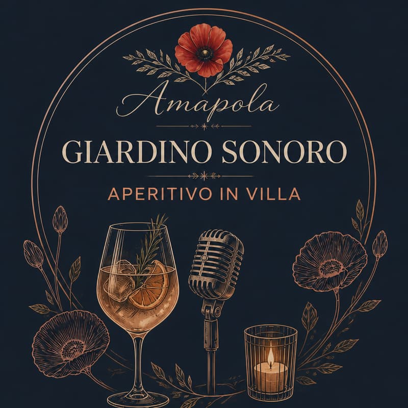 Cover Image for Amapola | Giardino Sonoro Aperitivo in Villa (25 giugno)