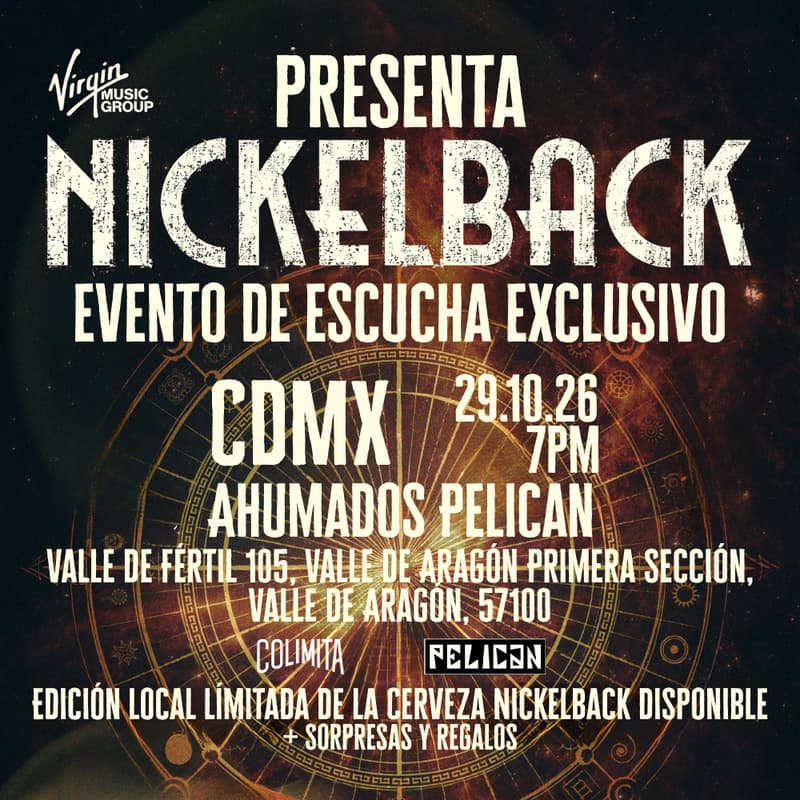 Cover Image for Nickelback: Escucha su Nuevo Álbum en CDMX