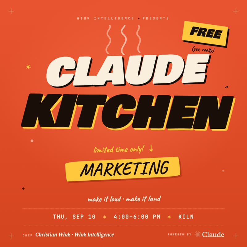 Cover Image for Claude Kitchen - MARKETING