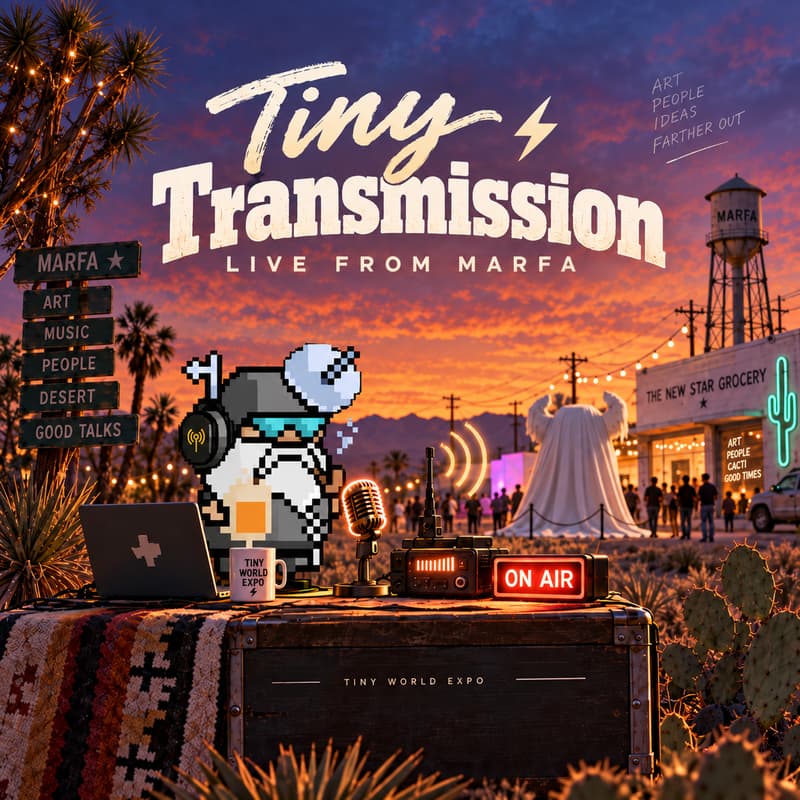 Cover Image for Tiny Transmission 📡 Live from Marfa 🌵