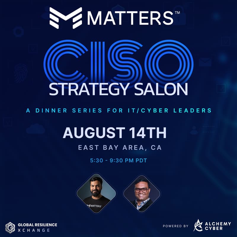 Cover Image for CISO Strategy Salon - East Bay Area