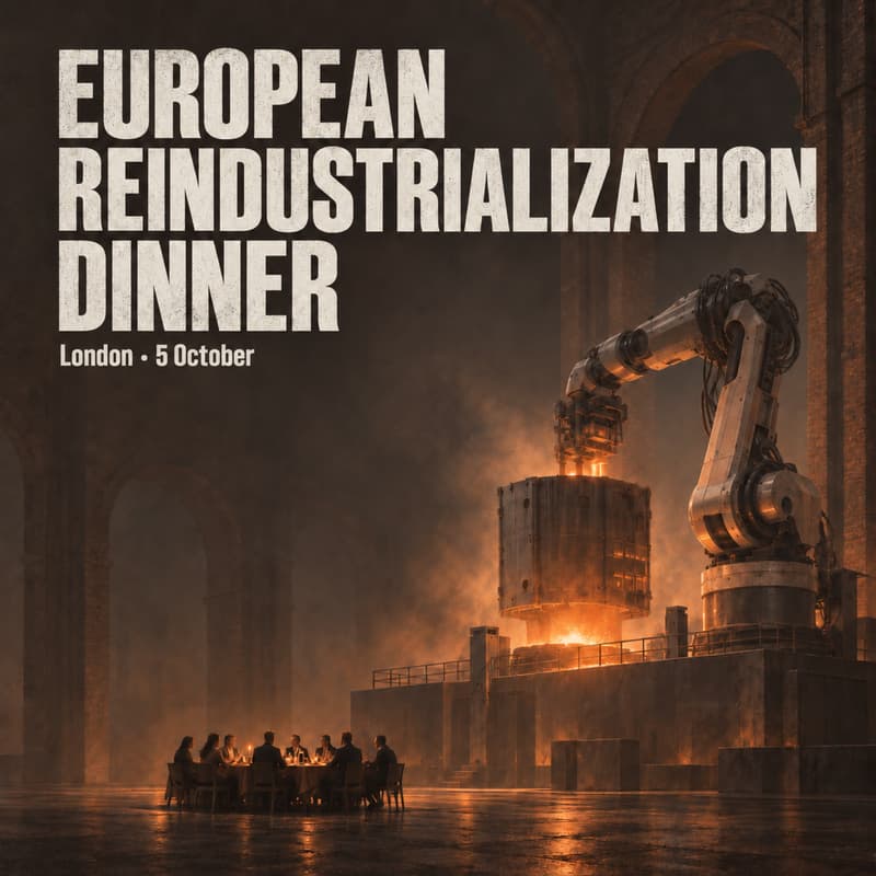 Cover Image for European Reindustrialisation Dinner, London