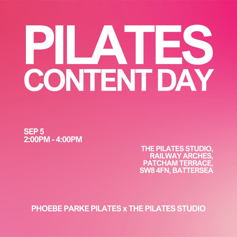 Cover Image for Pilates Content Day at The Pilates Studio, Battersea