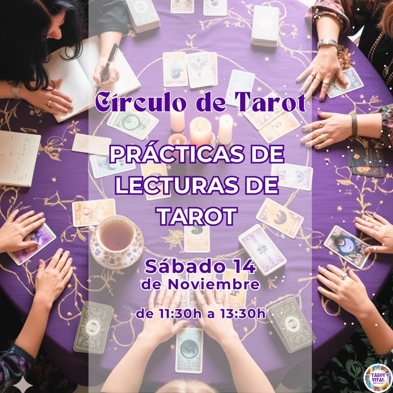 Cover Image for Círculo de Tarot: taller de prácticas de Lecturas de Tarot