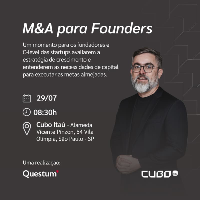 Cover Image for M&A para Founders - CUBO Itaú