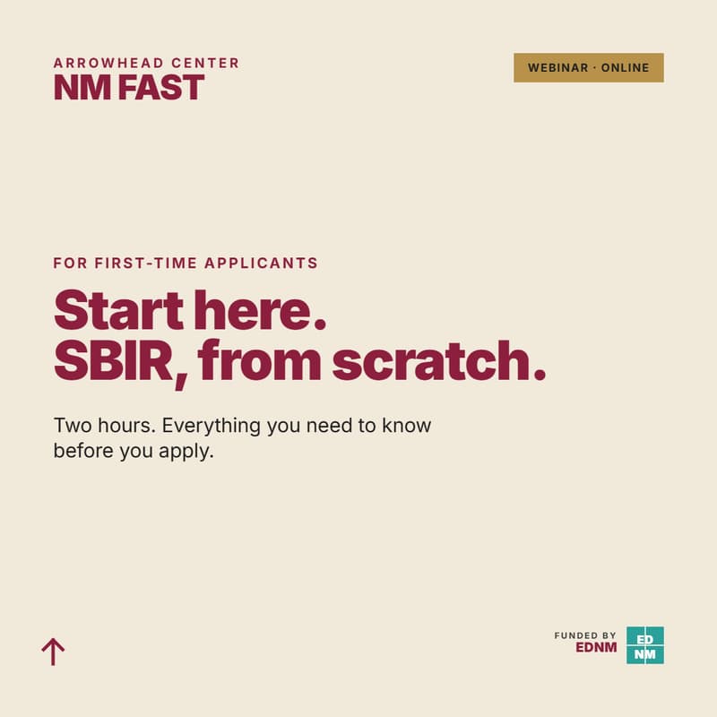 Cover Image for SBIR 101 Webinar
