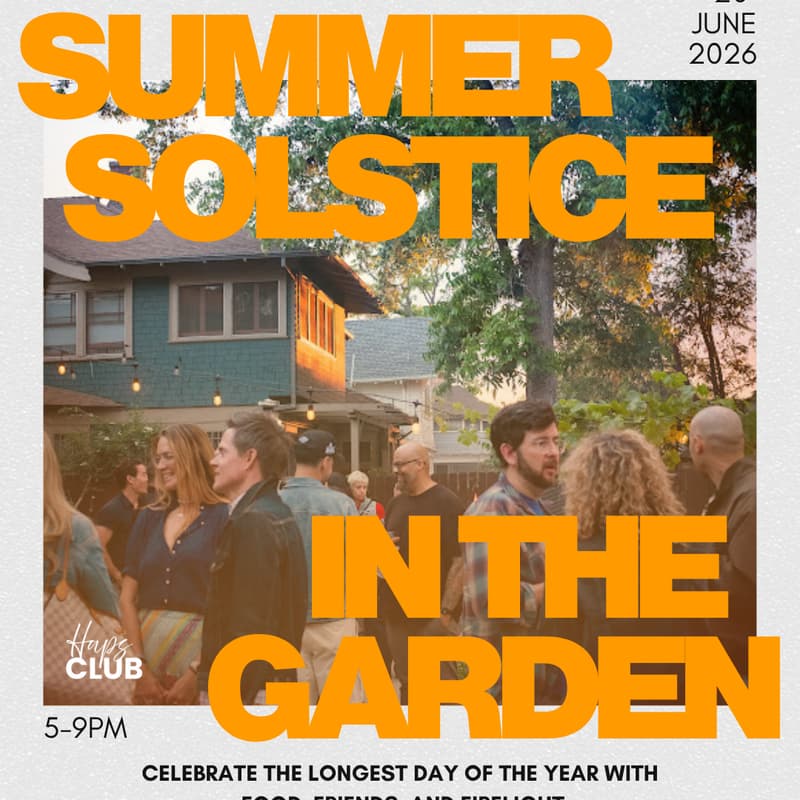 Cover Image for Today! Summer Solstice in the Garden Join 80+ Guest