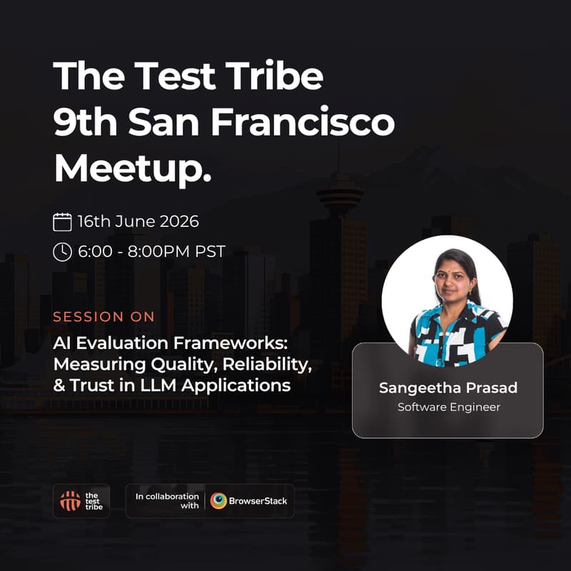 Cover Image for AI Evaluation Frameworks: Measuring Quality, Reliability, and Trust | In person SF Bay Area Meetup
