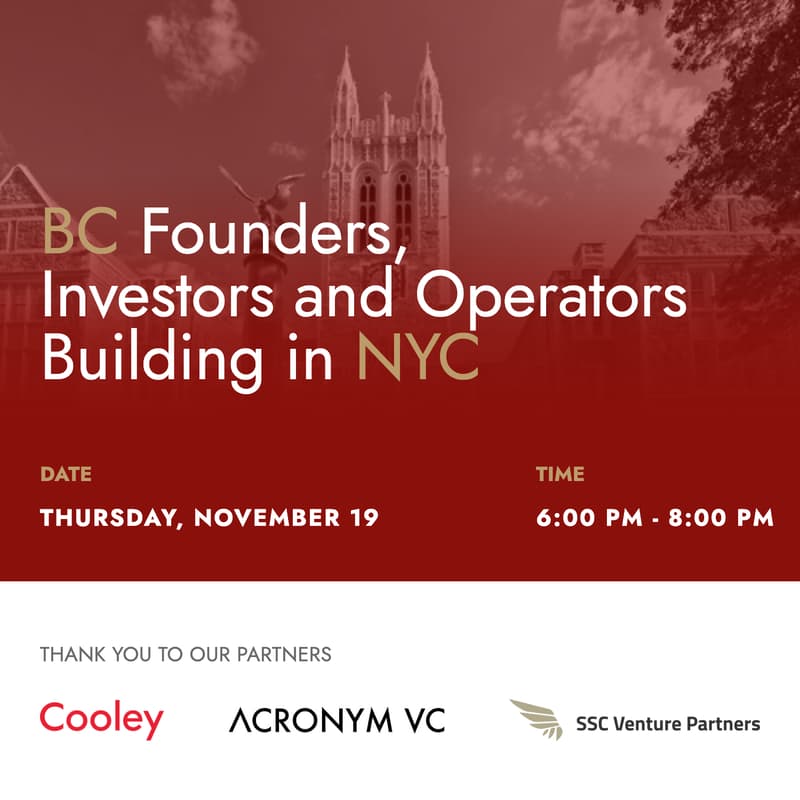 Cover Image for BC Founders, Investors and Operators building in NYC