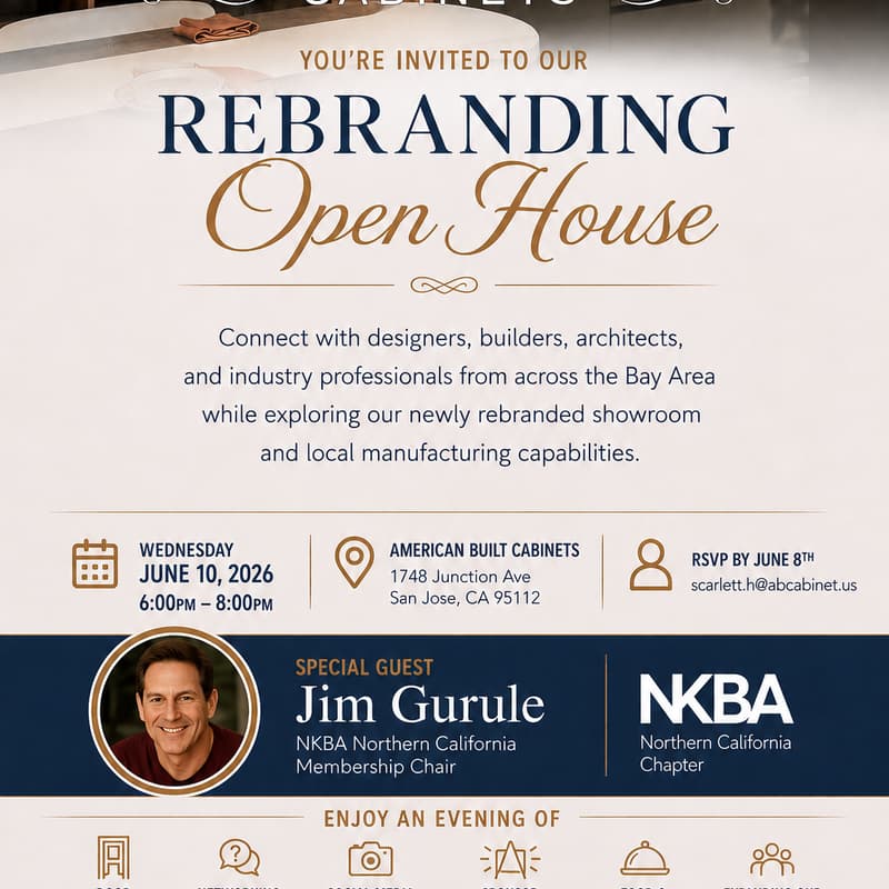 Cover Image for American Built Cabinets Rebranding Open House
