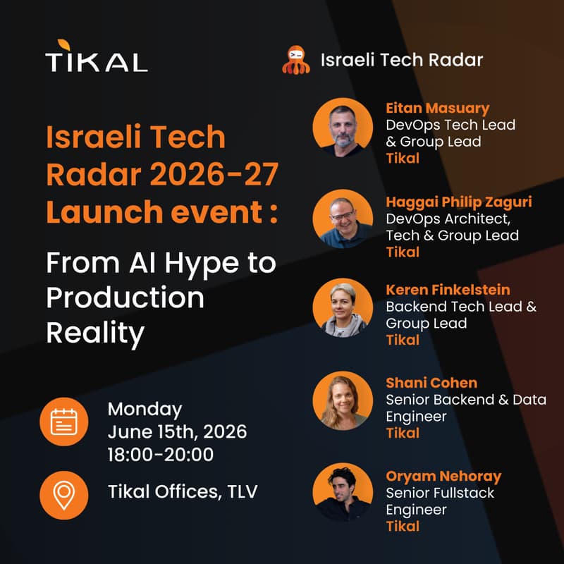 Cover Image for Israeli Tech Radar 2026-27 Launch: From AI Hype to Production Reality