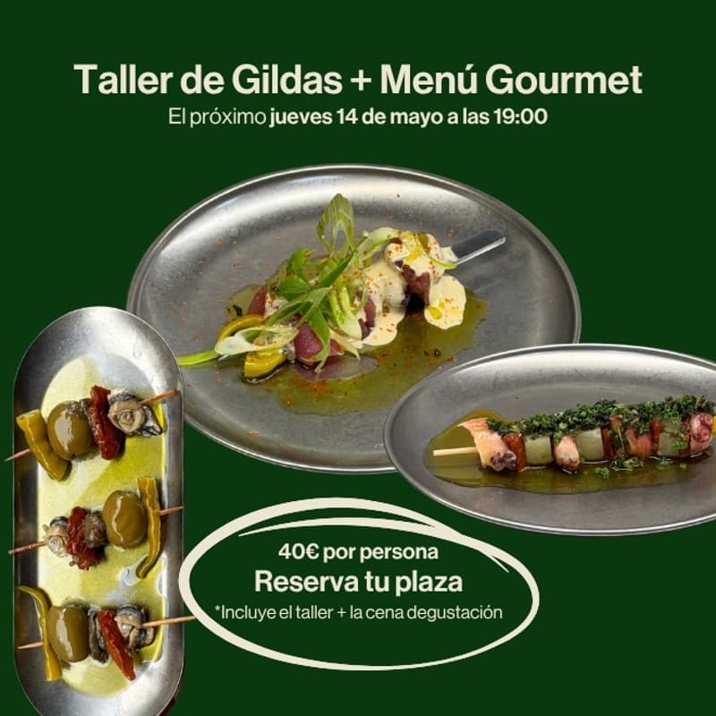 Cover Image for Taller de gildas + Menú Gourmet