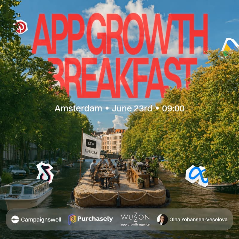 Cover Image for App Growth Breakfast @ Amsterdam