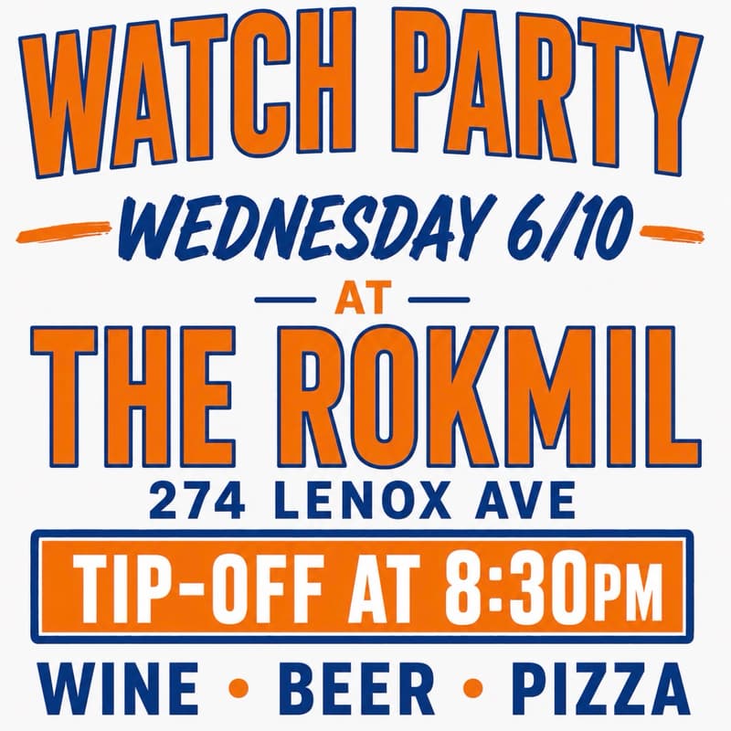 Cover Image for KNICKS WATCH PARTY - GAME 4: KNICKS vs. SPURS