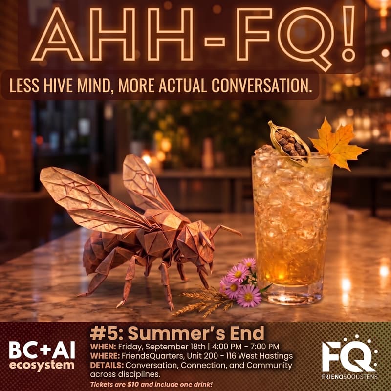 Cover Image for AI Happy Hour at FriendsQuarters #5: Summer's End