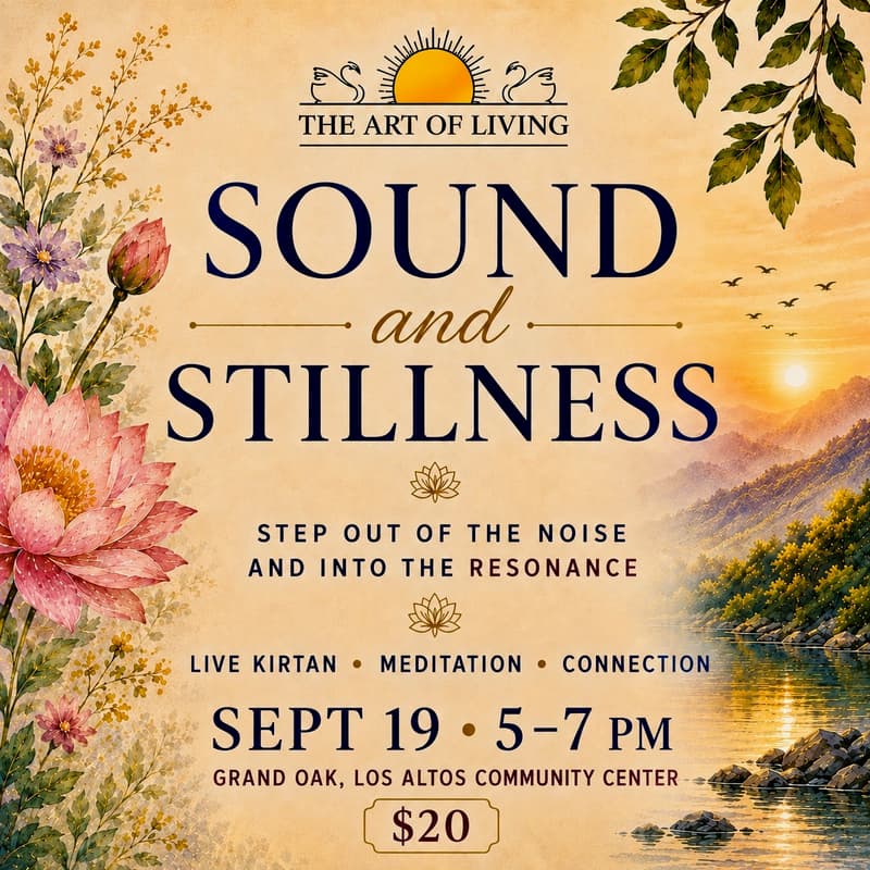 Cover Image for Sound & Stillness: An Evening of Kirtan, Meditation & Connection