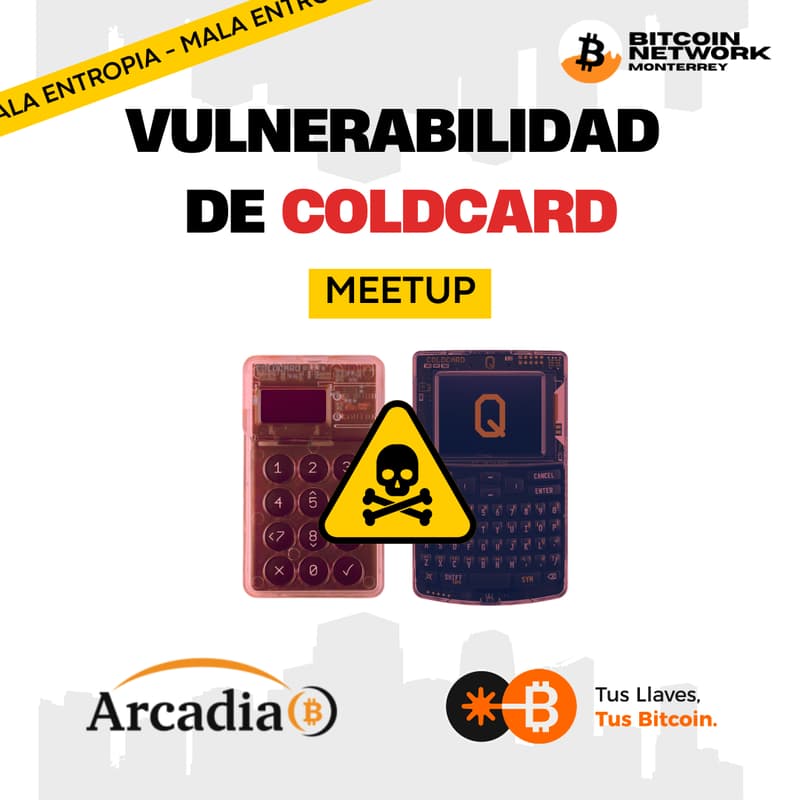 Cover Image for MEETUP: Vulnerabilidad de COLDCARD