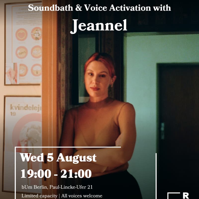 Cover Image for Soundbath & Voice Activation Circle with Jeannel (VOICE WISDOM) - Room to Resonate