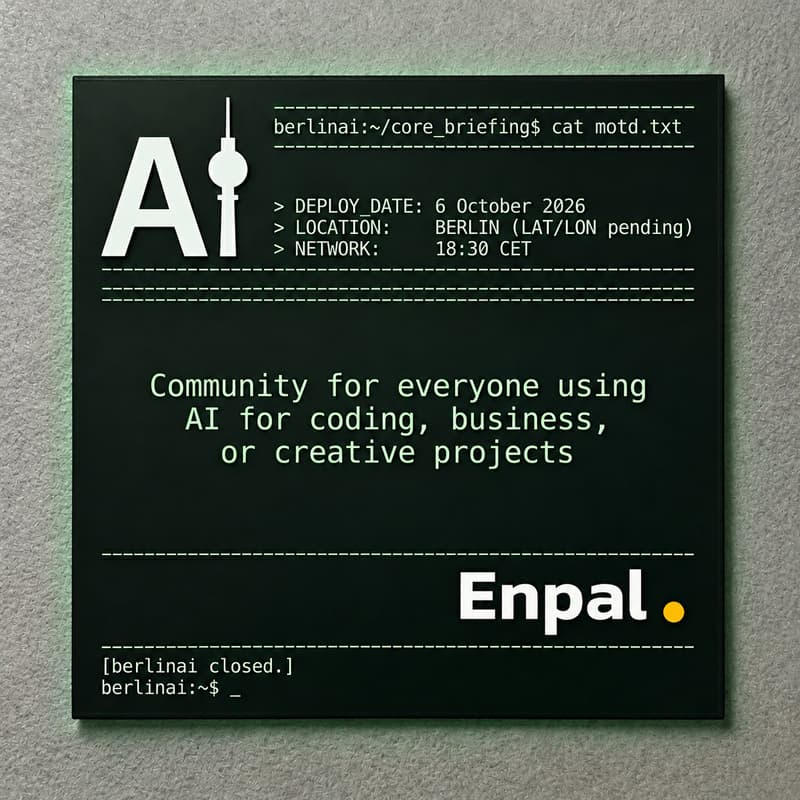 Cover Image for Berlin AI Meetup October Edition