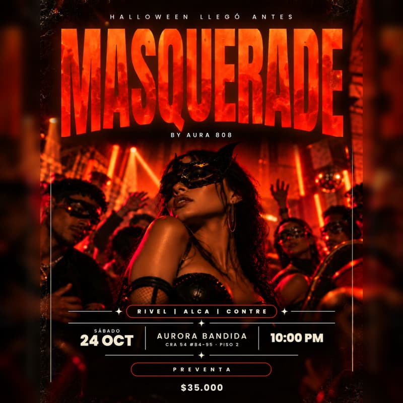 Cover Image for MASQUERADE by Aura 808