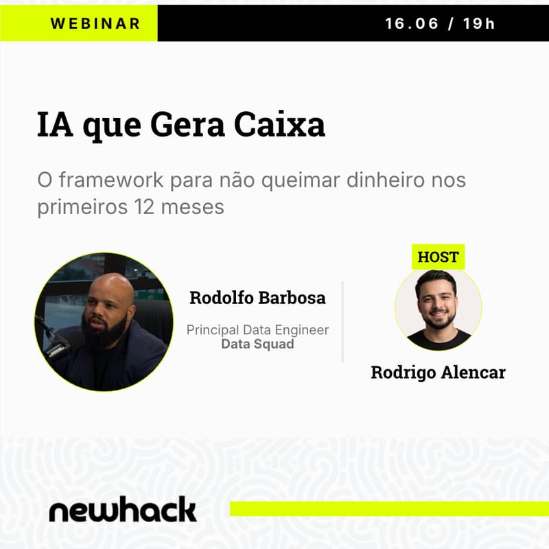 Cover Image for IA que Gera Caixa: O framework para não queimar dinheiro nos primeiros 12 meses