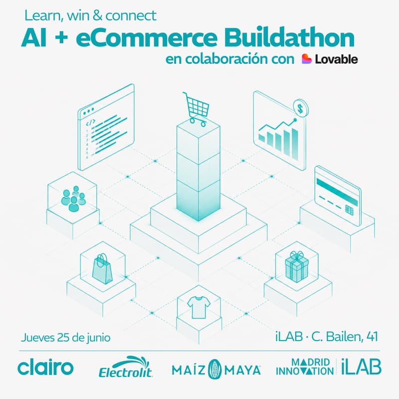 Cover Image for AI + eCommerce Buildathon en colaboración con Lovable
