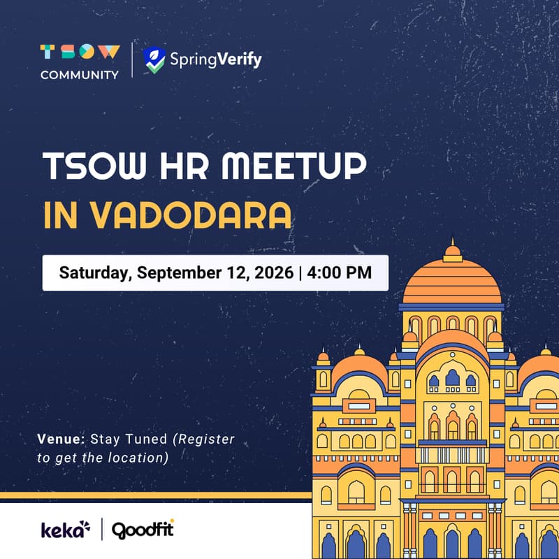 Cover Image for TSOW HR Meetup in Vadodara
