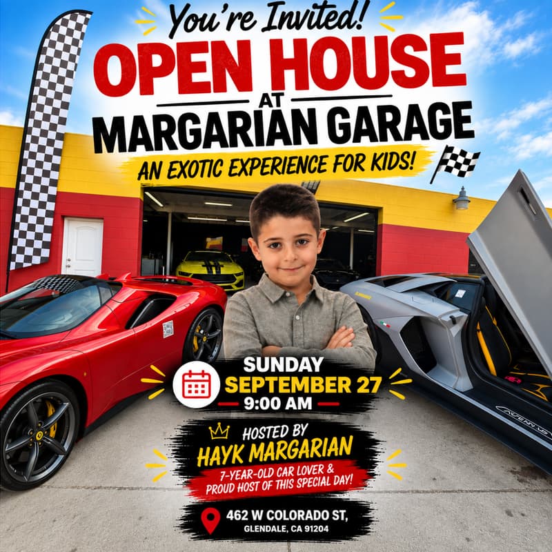 Cover Image for Open House at Margarian Garage with Hayk Margarian