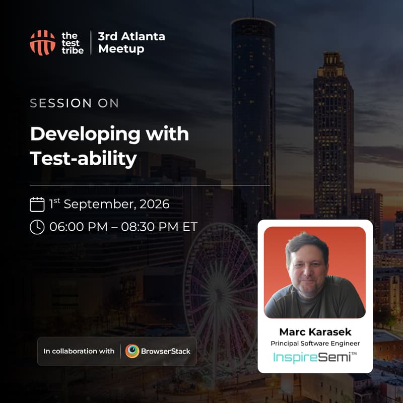 Cover Image for Developing with Testability in Mind | 3rd Atlanta Meetup