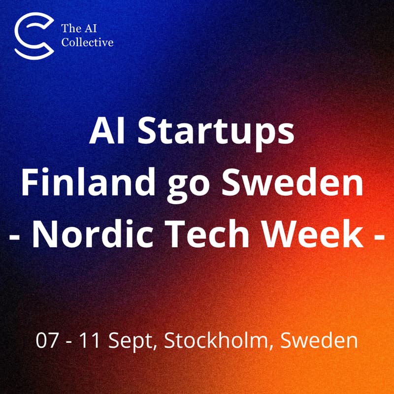 Cover Image for AI Startups Finland go Sweden - Nordic Tech Week
