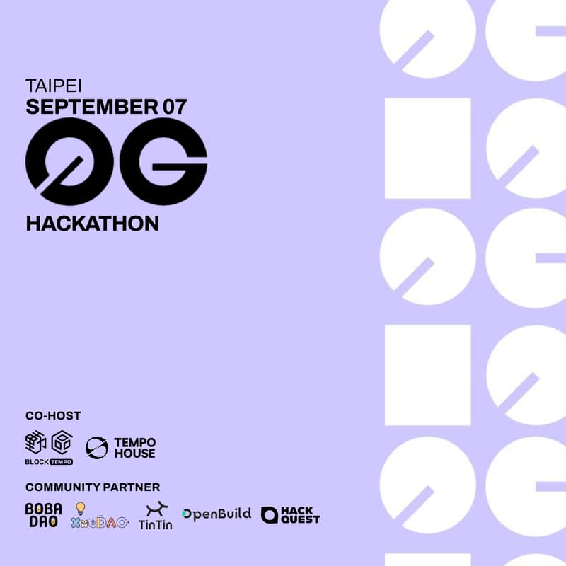 Cover Image for 0G Taipei Hackathon in Tempo House