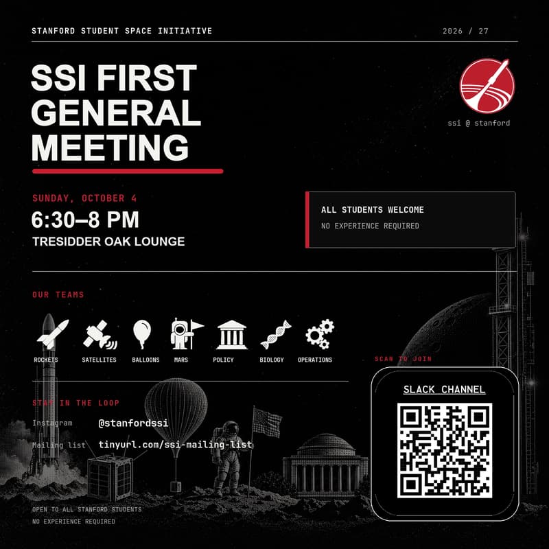 Cover Image for SSI's First General Meeting