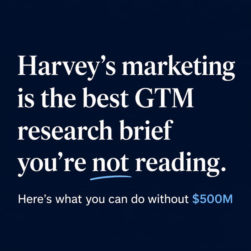 Cover Image for We audited Harvey and Legora's marketing. Here's what it means for your GTM.