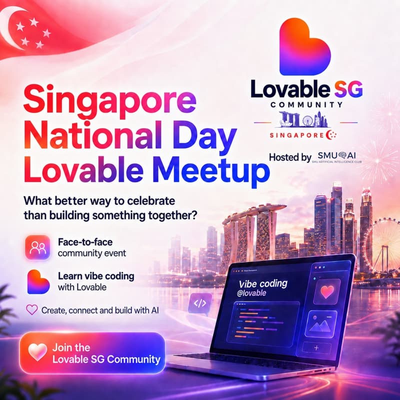 Cover Image for Singapore National Day Lovable Meetup