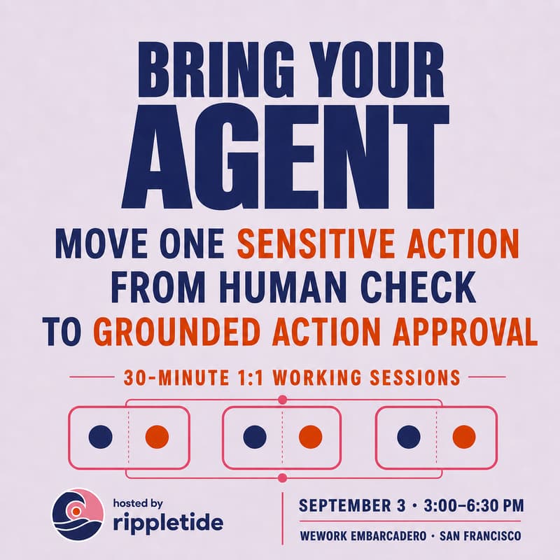Cover Image for Bring Your Agent : Make One Sensitive Action From Human Check to Grounded Action Approval