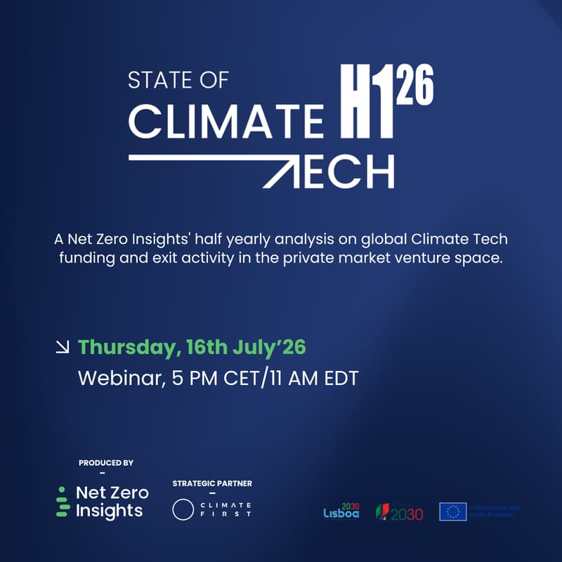 Cover Image for State of Climate Tech H1'26 webinar