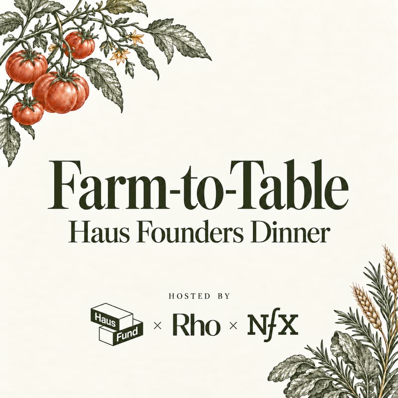 Cover Image for Farm-to-Table Founders Dinner