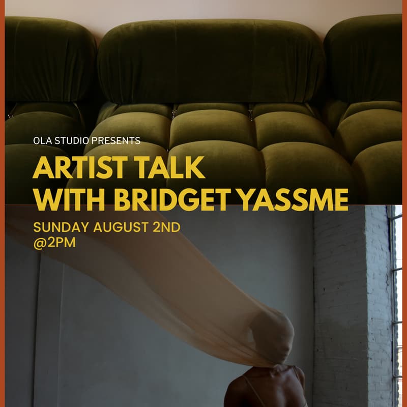 Cover Image for objects in the mirror are bigger than they appear: artist talk with bridget yassme