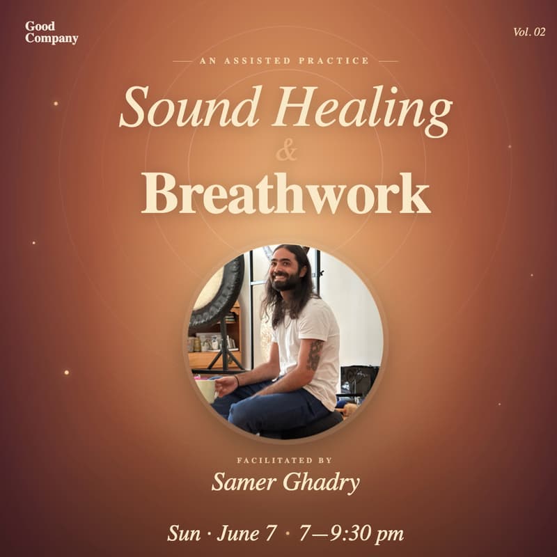 Cover Image for Sound Healing & Breathwork: Samer Ghadry