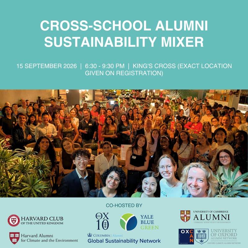 Cover Image for Cross-School Sustainability Alumni Autumn Mixer