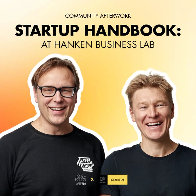 Cover Image for Startup Handbook x Hanken Business Lab – Community Afterwork