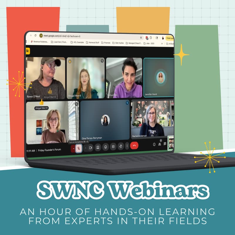 Cover Image for Startup Women NC - Monthly Webinar Series