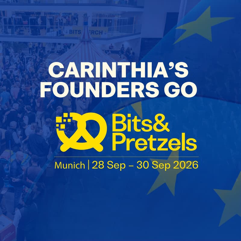 Cover Image for Carinthias's founders go Bits & Pretzels 2026