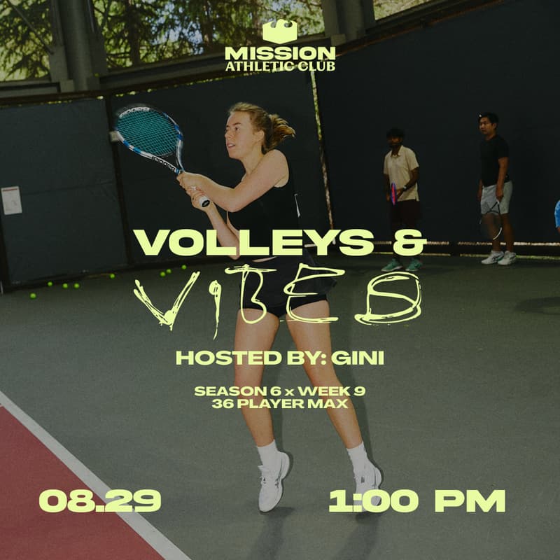 Cover Image for Gini Hosts Volleys & Vibes: SZN 6 x WEEK 8