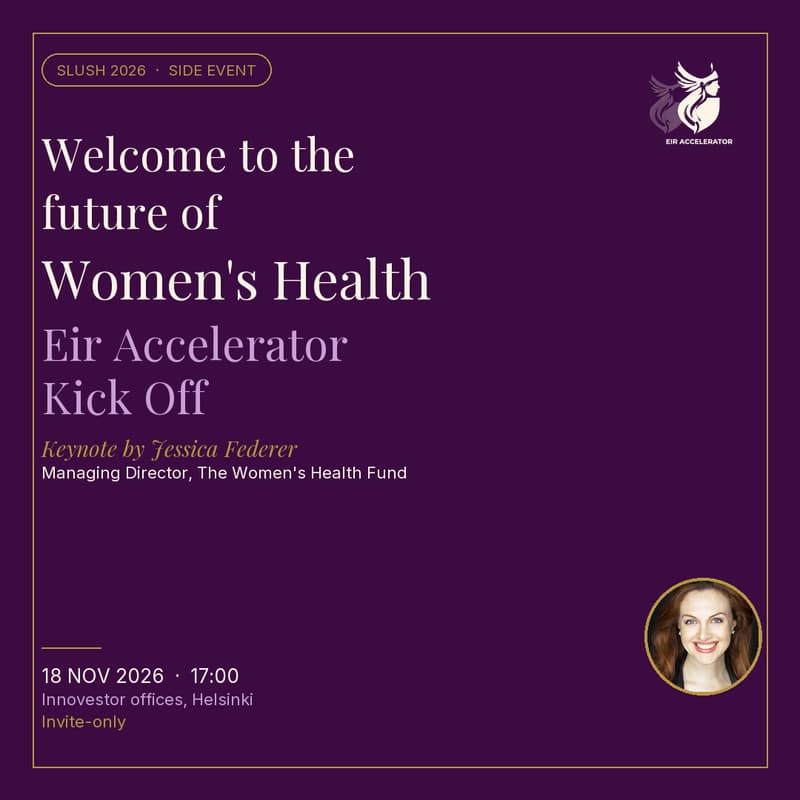 Cover Image for Welcome to the Future of Women’s Health: Eir Accelerator Kick-Off with Jessica Federer